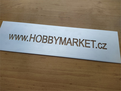 Stříkací šablona